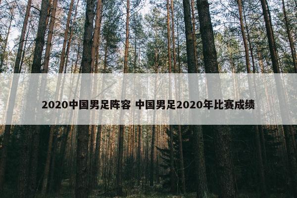 2020中国男足阵容 中国男足2020年比赛成绩