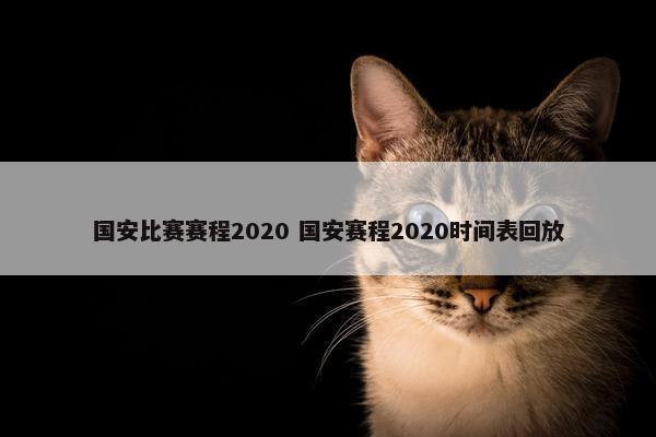 国安比赛赛程2020 国安赛程2020时间表回放