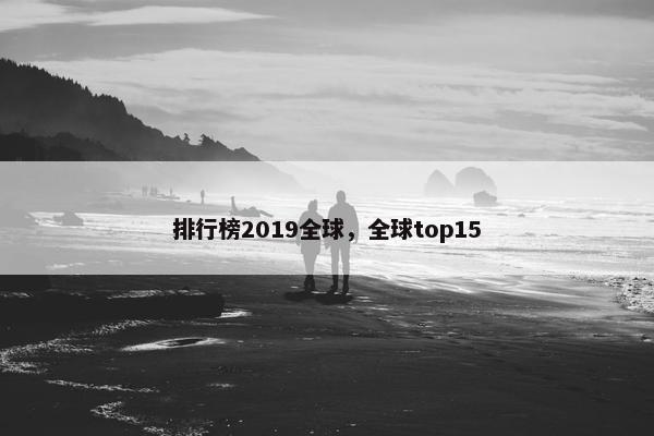 排行榜2019全球，全球top15