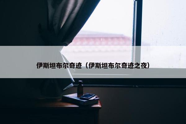 伊斯坦布尔奇迹（伊斯坦布尔奇迹之夜）