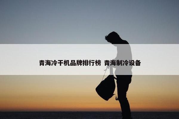 青海冷干机品牌排行榜 青海制冷设备