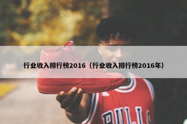 行业收入排行榜2016（行业收入排行榜2016年）