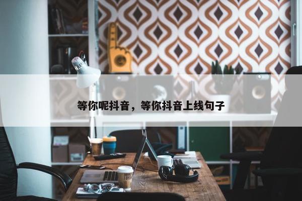 等你呢抖音，等你抖音上线句子