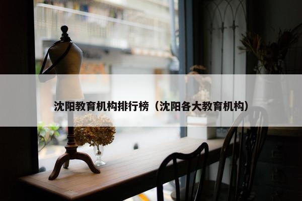 沈阳教育机构排行榜（沈阳各大教育机构）