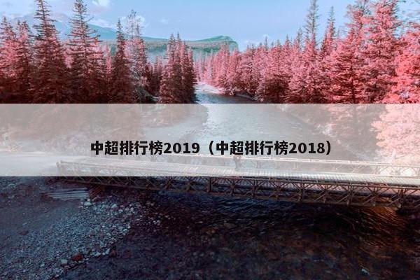 中超排行榜2019（中超排行榜2018）