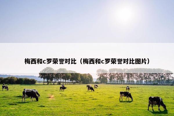 梅西和c罗荣誉对比（梅西和c罗荣誉对比图片）