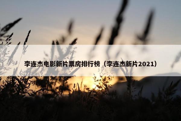 李连杰电影新片票房排行榜（李连杰新片2021）