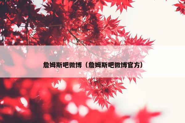 詹姆斯吧微博（詹姆斯吧微博官方）