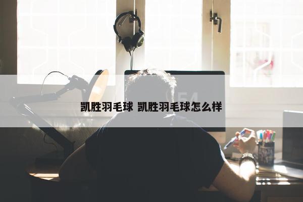 凯胜羽毛球 凯胜羽毛球怎么样