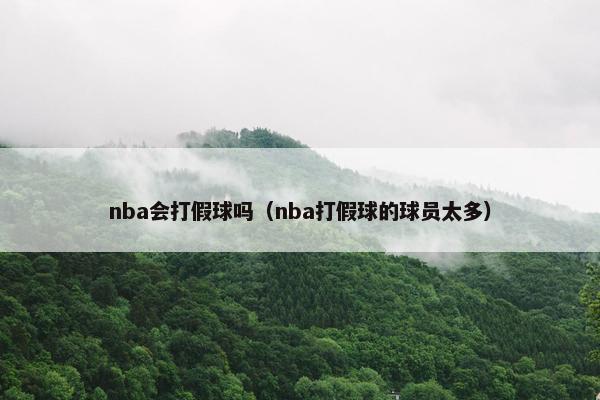 nba会打假球吗（nba打假球的球员太多）