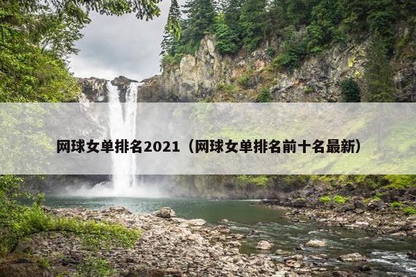 网球女单排名2021（网球女单排名前十名最新）