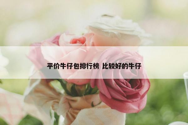 平价牛仔包排行榜 比较好的牛仔