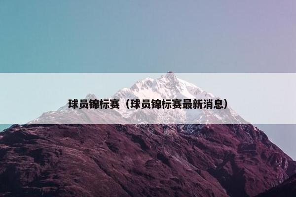 球员锦标赛（球员锦标赛最新消息）