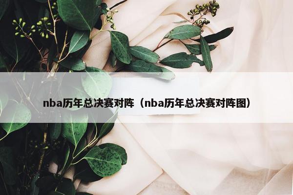 nba历年总决赛对阵（nba历年总决赛对阵图）