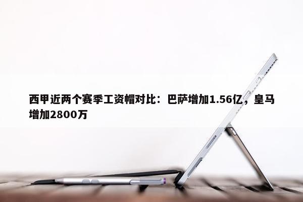 西甲近两个赛季工资帽对比：巴萨增加1.56亿，皇马增加2800万