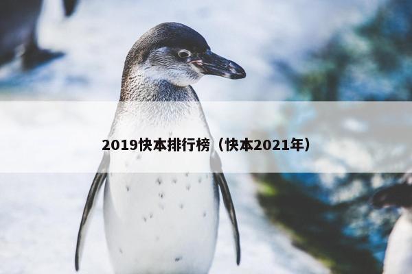 2019快本排行榜（快本2021年）