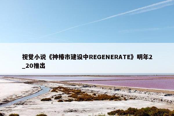 视觉小说《神椿市建设中REGENERATE》明年2_20推出