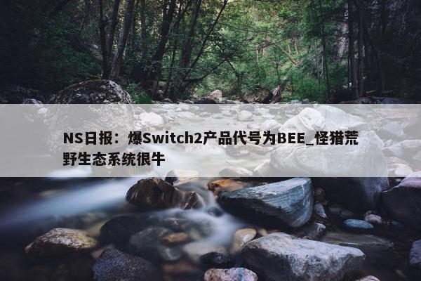 NS日报：爆Switch2产品代号为BEE_怪猎荒野生态系统很牛