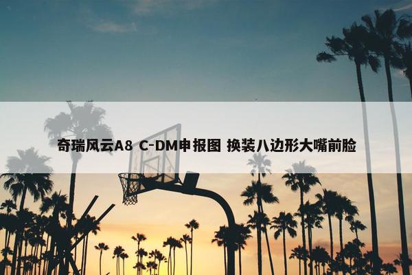 奇瑞风云A8 C-DM申报图 换装八边形大嘴前脸