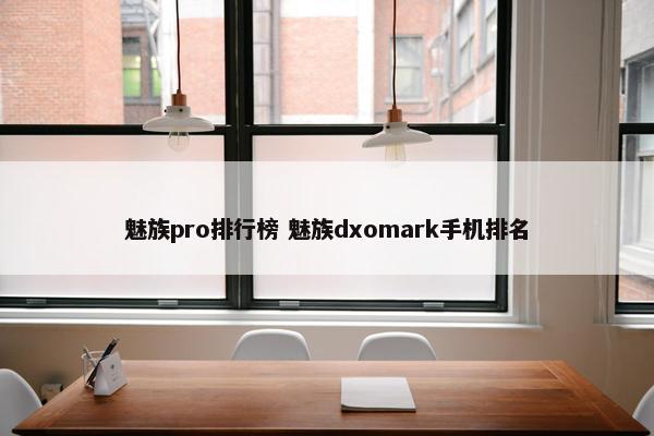 魅族pro排行榜 魅族dxomark手机排名