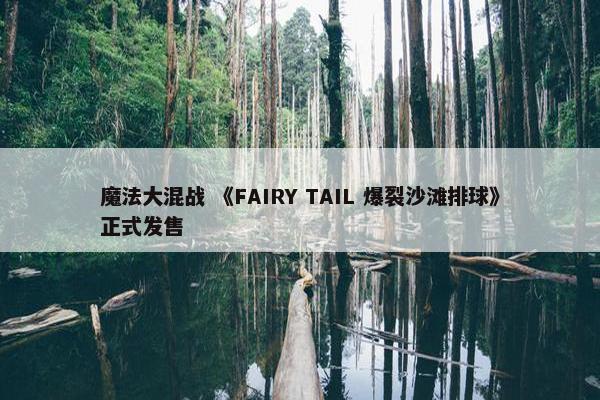 魔法大混战 《FAIRY TAIL 爆裂沙滩排球》正式发售