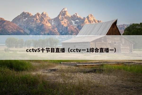 cctv5十节目直播（cctv一1综合直播一）