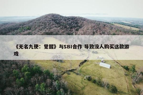 《无名九使：觉醒》与SBI合作 导致没人购买这款游戏