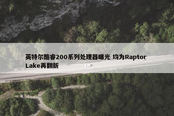 英特尔酷睿200系列处理器曝光 均为Raptor Lake再翻新