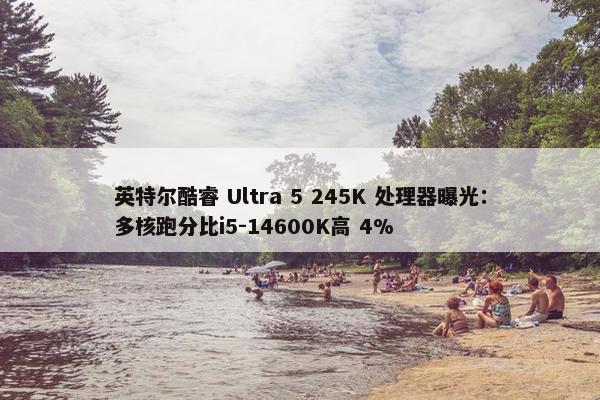 英特尔酷睿 Ultra 5 245K 处理器曝光：多核跑分比i5-14600K高 4%