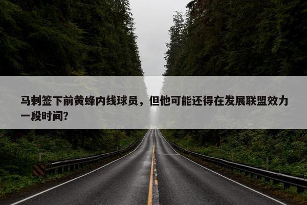 马刺签下前黄蜂内线球员，但他可能还得在发展联盟效力一段时间？