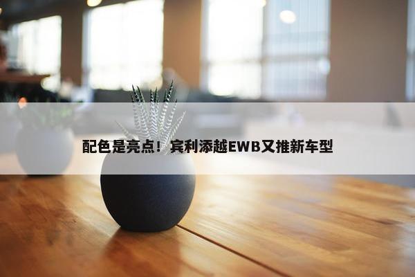 配色是亮点！宾利添越EWB又推新车型