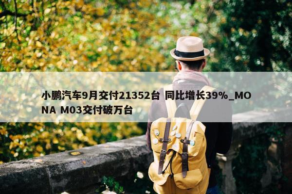 小鹏汽车9月交付21352台 同比增长39%_MONA M03交付破万台