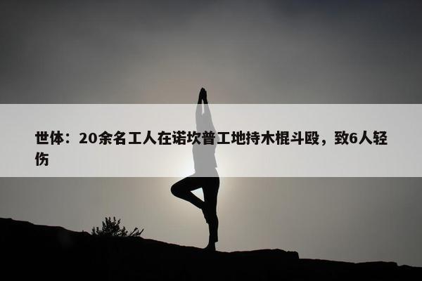 世体：20余名工人在诺坎普工地持木棍斗殴，致6人轻伤