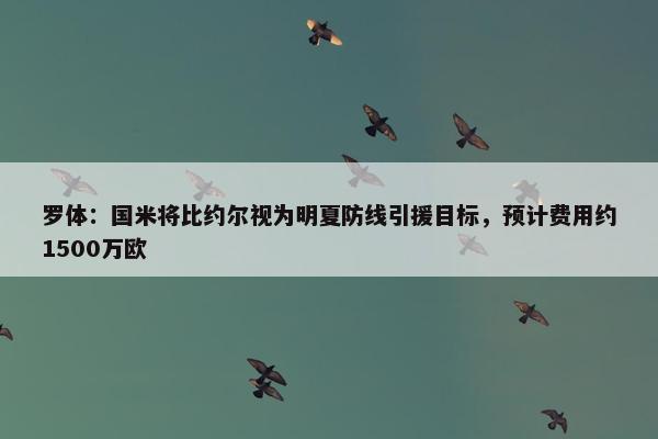 罗体：国米将比约尔视为明夏防线引援目标，预计费用约1500万欧