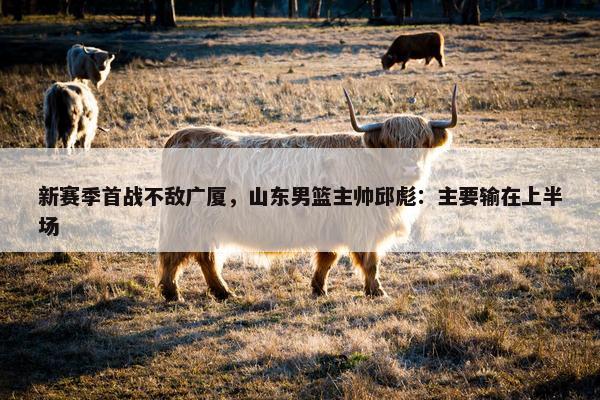 新赛季首战不敌广厦，山东男篮主帅邱彪：主要输在上半场