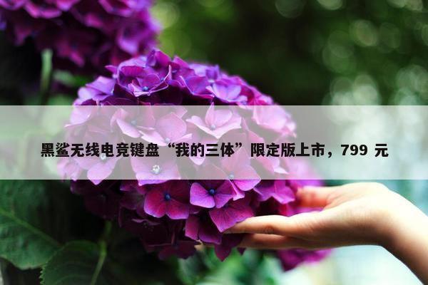 黑鲨无线电竞键盘“我的三体”限定版上市，799 元