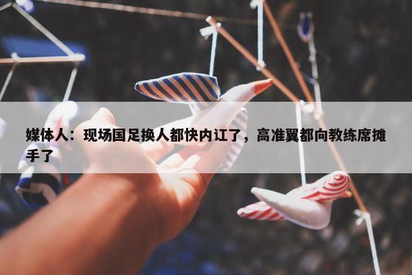 媒体人：现场国足换人都快内讧了，高准翼都向教练席摊手了