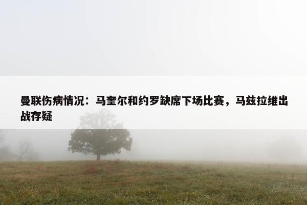 曼联伤病情况：马奎尔和约罗缺席下场比赛，马兹拉维出战存疑