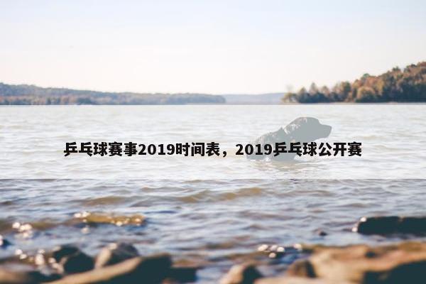 乒乓球赛事2019时间表，2019乒乓球公开赛