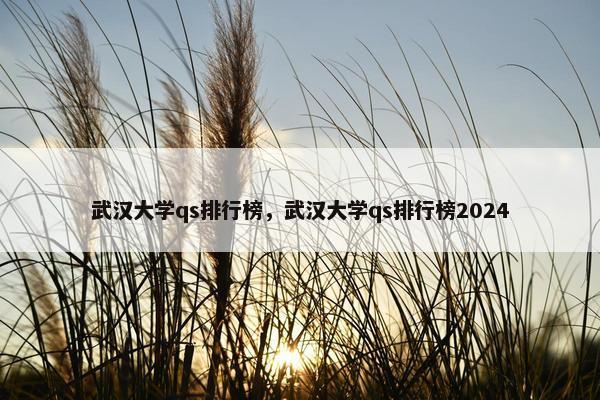 武汉大学qs排行榜，武汉大学qs排行榜2024