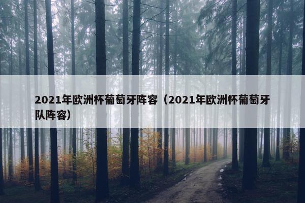 2021年欧洲杯葡萄牙阵容（2021年欧洲杯葡萄牙队阵容）