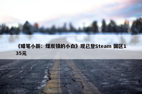 《蜡笔小新：煤炭镇的小白》现已登Steam 国区135元