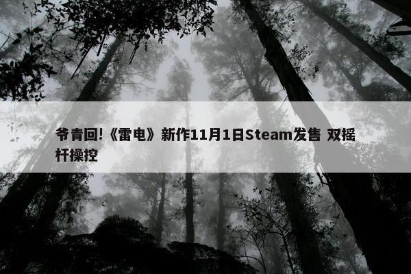 爷青回!《雷电》新作11月1日Steam发售 双摇杆操控