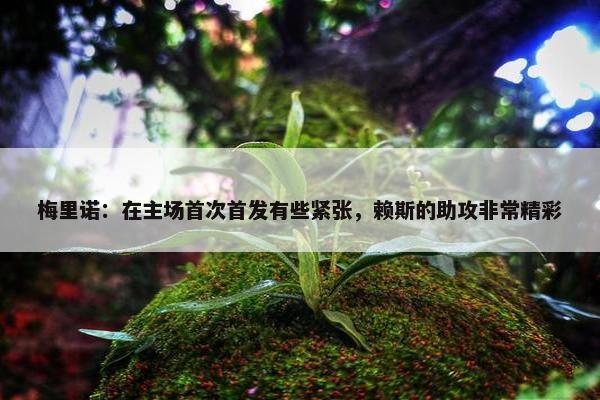 梅里诺：在主场首次首发有些紧张，赖斯的助攻非常精彩