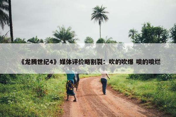 《龙腾世纪4》媒体评价略割裂：吹的吹爆 喷的喷烂