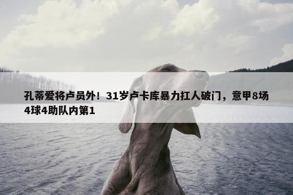 孔蒂爱将卢员外！31岁卢卡库暴力扛人破门，意甲8场4球4助队内第1