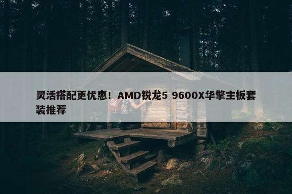 灵活搭配更优惠！AMD锐龙5 9600X华擎主板套装推荐