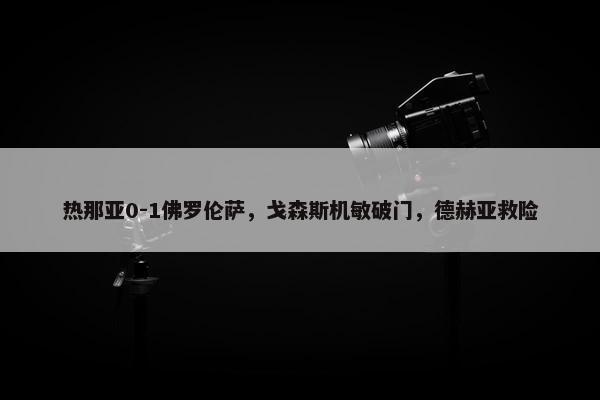 热那亚0-1佛罗伦萨，戈森斯机敏破门，德赫亚救险