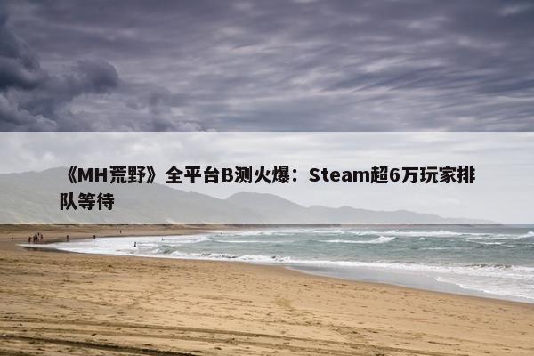 《MH荒野》全平台B测火爆：Steam超6万玩家排队等待