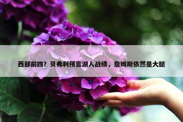 西部前四？贝弗利预言湖人战绩，詹姆斯依然是大腿